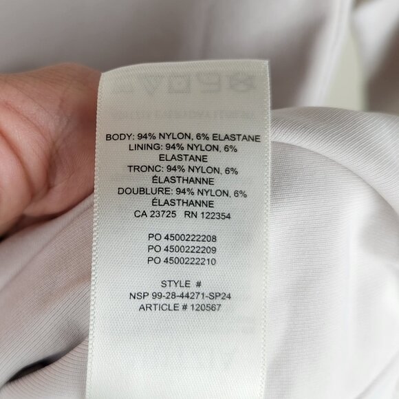 Aritzia Contour Deco Off-Shoulder Long Sleeve Bodysuit sz S - Picture 12 of 12